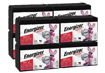 Image: Energizer EN9-12 Professional AGM Sealed Lead Acid Rechargeable Batteries (8 Count)