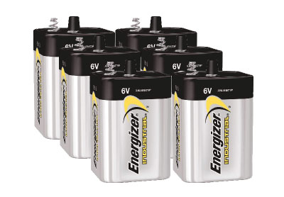Image: Energizer Industrial 6V Alkaline Battery (6 Count)