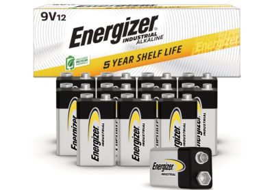 Image: Energizer Industrial 9V Alkaline Batteries (12 Count)