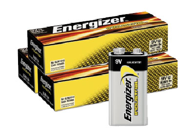Image: Energizer Industrial 9V Alkaline Batteries (12 x 3 Pack)