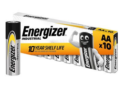 Image: Energizer Industrial AA Alkaline Batteries (10 Count)
