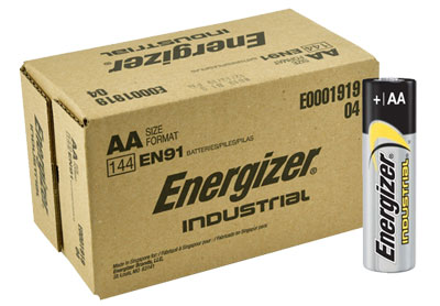 Image: Energizer Industrial AA Alkaline Batteries (4 x 36 Pack)