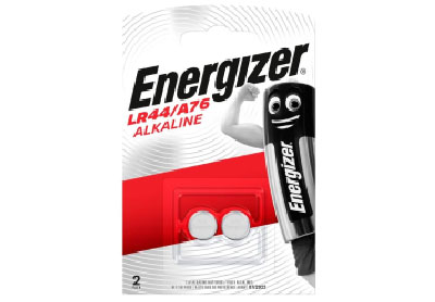 Image: Energizer LR44/A76 1.5V Alkaline Button Cell Batteries (2 Count)