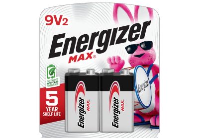 Image: Energizer Max 9V Alkaline Batteries (2 Count)