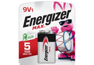 Image: Energizer Max 9V Alkaline Battery (1 Count)