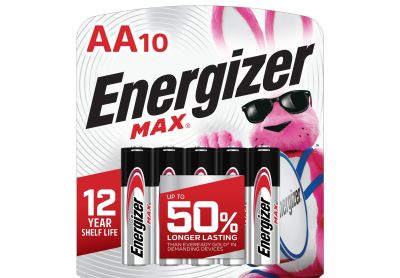 Image: Energizer Max AA Alkaline Batteries (10 Count)