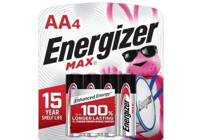 Image: Energizer Max AA Alkaline Batteries (4 Count)