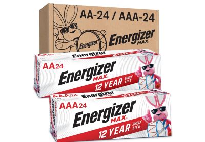 Image: Energizer Max AA && AAA Alkaline Batteries Combo Pack (48 Count)