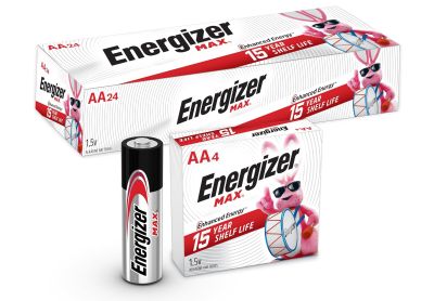 Image: Energizer Max AA Enhanced Energy Alkaline Batteries (4 x 6 Pack)