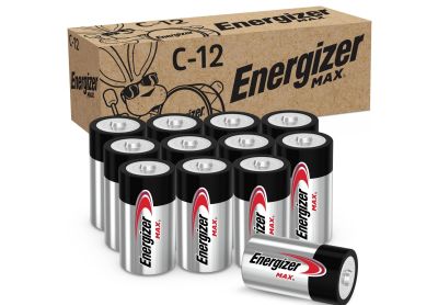 Image: Energizer Max C Alkaline Batteries (12 Count)