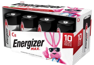 Image: Energizer Max C Alkaline Batteries (8 Count)