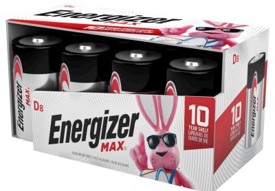 Image: Energizer Max D Alkaline Batteries (8 Count)