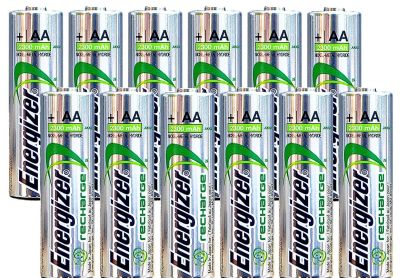 Image: Energizer Recharge AA Rechargeable Batteries (12 Count)