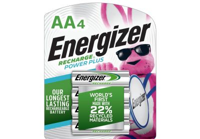 Image: Energizer Recharge Power Plus AA Rechargeable Batteries (4 Count)