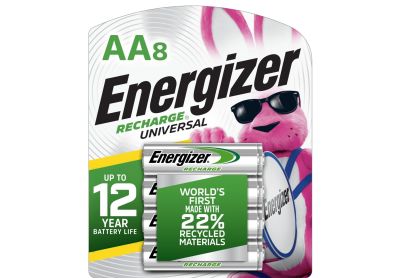 Image: Energizer Recharge Universal AA Rechargeable Batteries (8 Count)