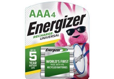 Image: Energizer Recharge Universal AAA Rechargeable Batteries (4 Count)