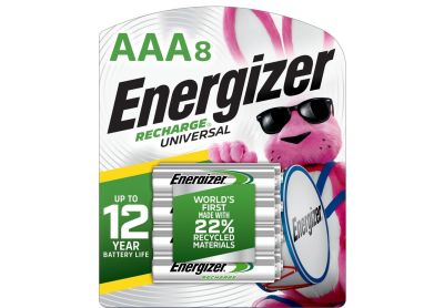 Image: Energizer Recharge Universal AAA Rechargeable Batteries (8 Count)