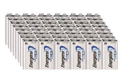 Image: Energizer Ultimate Lithium 9V Batteries (48 Count)