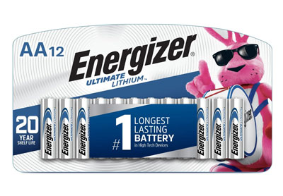 Image: Energizer Ultimate Lithium AA Batteries (12 Count)