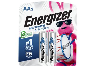 Image: Energizer Ultimate Lithium AA Batteries (2 Count)