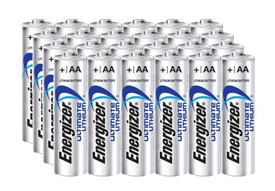 Image: Energizer Ultimate Lithium AA Batteries (24 Count)