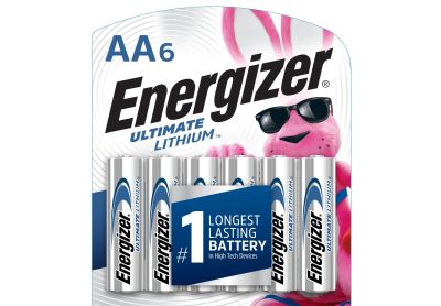 Image: Energizer Ultimate Lithium AA Batteries (6 Count)