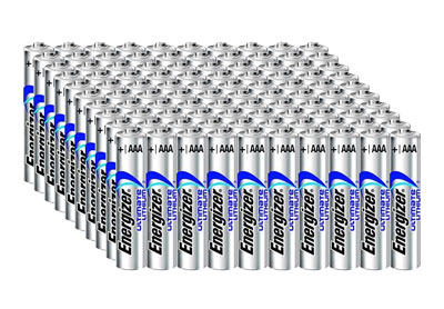 Image: Energizer Ultimate Lithium AAA Batteries (100 Count)
