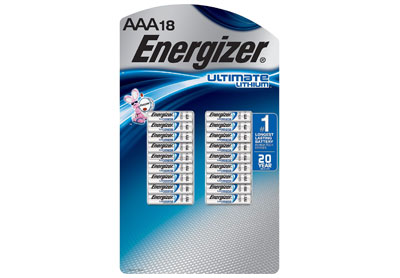 Image: Energizer Ultimate Lithium AAA Batteries (18 Count)