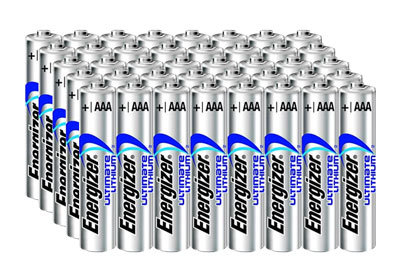 Image: Energizer Ultimate Lithium AAA Batteries (40 Count)