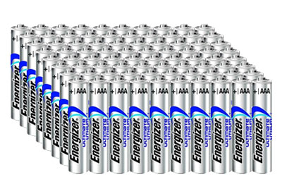 Image: Energizer Ultimate Lithium AAA Batteries (80 Count)