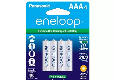 Image: Panasonic Eneloop AAA Ni-MH Rechargeable Batteries (by Eneloop)