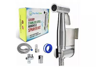 Image: Purrfectzone Toilet Bidet Sprayer (Brushed Nickel) (by Purrfectzone)