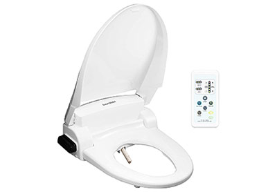 Image: Smartbidet SB-1000 Electric Bidet Seat For Elongated Toilet (White) (by Smartbidet)