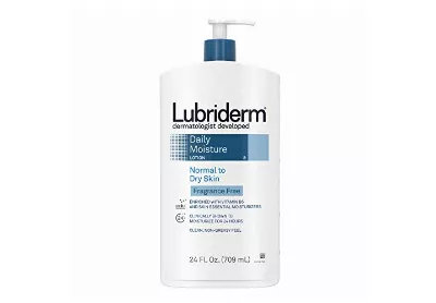 Image: Lubriderm Daily Moisture Fragrance Free Body Lotion (by Lubriderm)