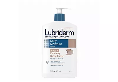 Image: Lubriderm Daily Moisture Shea plus Enriching Cocoa Butter Body Lotion (by Lubriderm)