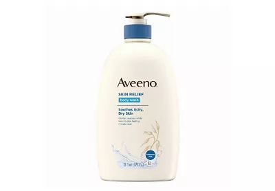 Image: Aveeno Skin Relief Fragrance Free Body Wash For Dry and Itchy Skin (by Aveeno)