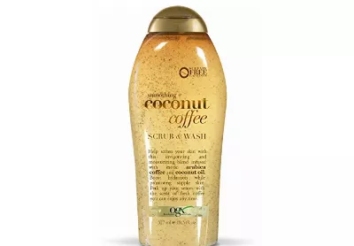 Image: OGX Smoothing Coconut Coffee Scrub Body Wash (by OGX)