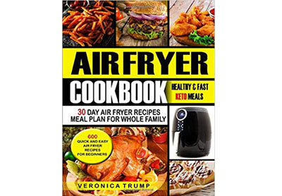 Image: Air fryer Cookbook: 600 Quick and Easy Air Fryer Recipes For Beginners