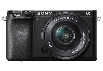 Image: Sony Alpha a6100 Mirrorless Camera with 16-50mm Zoom Lens