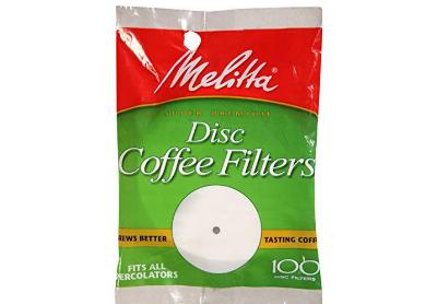 Image: Melitta Super Premium Disc Coffee Filters 100-Count