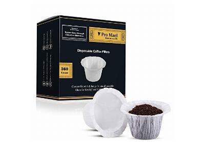 Image: Pro Mael KCUPFPWH36g K-Cup Disposable Coffee Filters 360-Pack