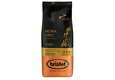 Image: Bristot Moka Oro Medium Roast Ground Coffee 8.8 oz