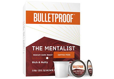 Image: BulletProof The Mentalist Medium Dark Roast Coffee Pods 24-Count