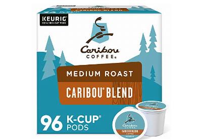 Image: Caribou Coffee Medium Roast Caribou Blend K-cup Coffee Pods  4-Pack
