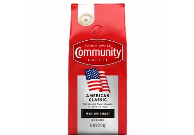 Image: Community Coffee American Classic Medium Roast Ground Coffee 12 Ounce