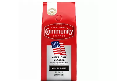 Image: Community Coffee American Classic Medium Roast Ground Coffee 12 Ounce