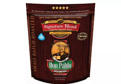 Image: Don Pablo Signature Blend Medium Dark Roast Whole Bean Coffee 2 lb