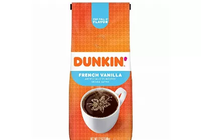 Image: Dunkin' French Vanilla Flavored Medium Roast Ground Coffee