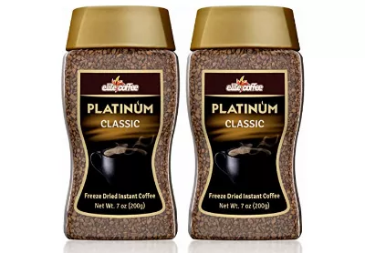 Image: Elite Platinum Classic Freeze Dried Instant Coffee 2-pack