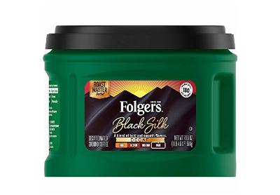Image: Folgers Black Silk Decaf Dark Roast Ground Coffee (by Folgers)